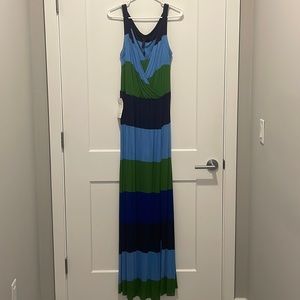 BCBG striped maxi